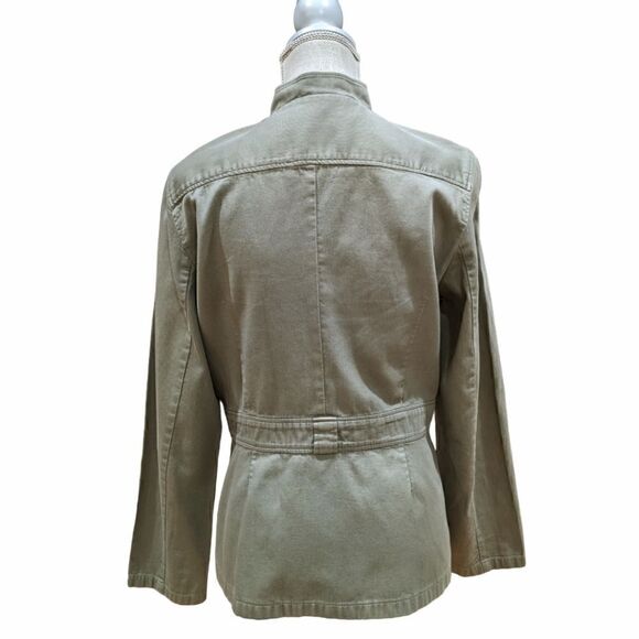 Gerald Darel Nolwenne Utility Jacket Khaki Green Size 10, 42 - Picture 2 of 9